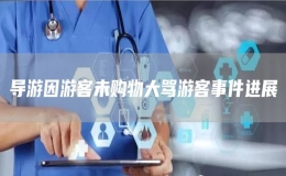 导游因游客未购物大骂游客事件进展