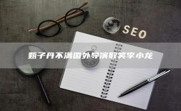 甄子丹不满国外导演取笑李小龙