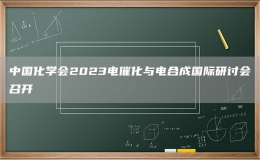 中国化学会2023电催化与电合成国际研讨会召开