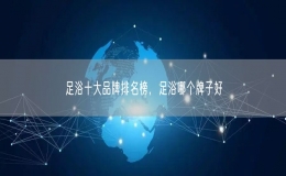 足浴十大品牌排名榜，足浴哪个牌子好