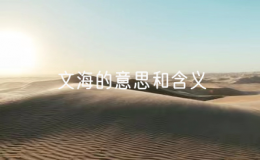 文海的意思和含义？
