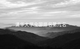 清华大学全国排名第几名（清华大学学院排名）