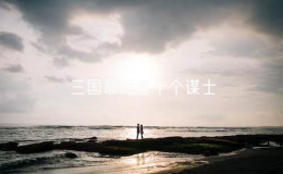 三国最厉害十个谋士（三国演义十大谋士排名）
