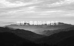 地球上最贵的十辆跑车（全球最贵的超级跑车）