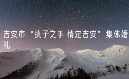 吉安市“执子之手 情定吉安”集体婚礼