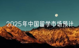 2025年中国留学市场预计