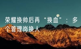 荣耀换帅后再“换血”：多个管理岗换人