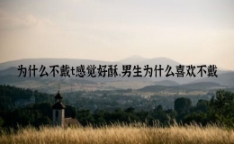 为什么不戴t感觉好酥，男生为什么喜欢不戴
