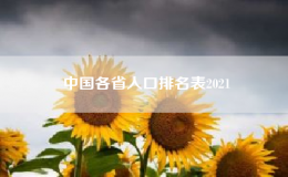 中国34个省份人口排名(中国34个省份人口数量排名最新)