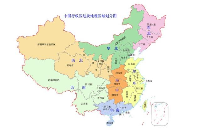 中国34个省份面积排名(各省面积排名2022最新排名)